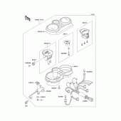 Схема вузла: Meter для Kawasaki KL650 KL650 Tengal