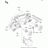 Схема вузла: Headlight(s) для Kawasaki ZX900 Ninja ZX-9R