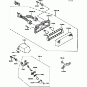Схема узла: Tail lamp для Kawasaki ZX900 GPZ900R