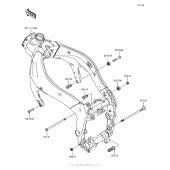 Схема вузла: Кріплення двигуна для Kawasaki ZX636 Ninja ZX-6R