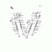 Схема вузла: Клапан для Kawasaki KLE500