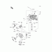 Схема узла: Throttle(d8f-daf) для Kawasaki VN900 Vulcan 900 Classic LT