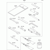 Схема узла: Owner`s tools для Kawasaki ZR1200 ZRX1200