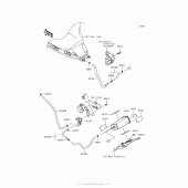 Схема вузла: Fuel Evaporative System для Kawasaki EX650 Ninja 650