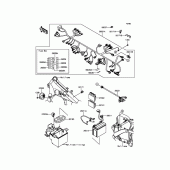 Схема вузла: Електроустаткування для Kawasaki VN900 Vulcan 900 Classic LT