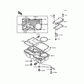 Схема вузла: Масляний піддон для Kawasaki ZX900 GPZ900R