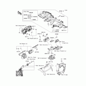 Схема узла: Электрооборудование для Kawasaki ZX600 Ninja ZX-6R