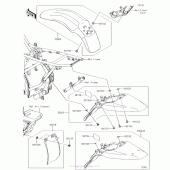 Схема узла: Крыло для Kawasaki KLX140 KLX140L