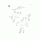 Схема вузла: Stand(s) для Kawasaki EX250 ZZR250