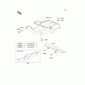 Схема вузла: Side covers/chain cover(zx600-j2h) для Kawasaki ZX600 Ninja ZX-6R
