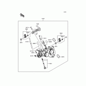 Схема вузла: Throttle для Kawasaki EX300 Ninja 300