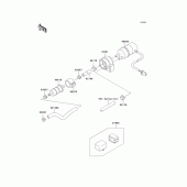 Схема узла: Fuel pump для Kawasaki ZX600 Ninja ZX-6R