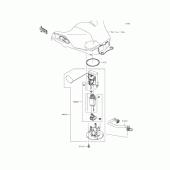 Схема вузла: Паливний насос для Kawasaki EX250 Ninja 250