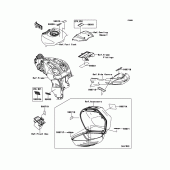 Схема вузла: Інформаційні наклейки для Kawasaki ZG1400 1400GTR ABS