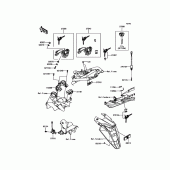 Схема вузла: Замок запалювання для Kawasaki ZR800 Z800