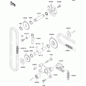 Схема узла: Водяной насос для Kawasaki VN1500 VN1500 Classic