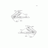 Схема вузла: Decals(green)(r6f) для Kawasaki KX250/ KX252 KX250