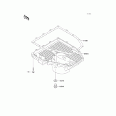 Схема вузла: Oil pan для Kawasaki ZX636 Ninja ZX-6R