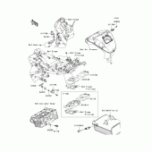 Схема вузла: Fuel injection для Kawasaki KLE650 Versys 650
