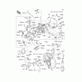 Схема вузла: Accelerator assy для Kawasaki VN1600 Vulcan 1600 Nomad