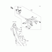 Схема узла: Электрооборудование для Kawasaki KX250/ KX252 KX250F