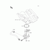 Схема узла: Топливный насос для Kawasaki KX250/ KX252 KX250F