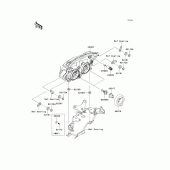 Схема вузла: Headlight(s) для Kawasaki ZR750 Z750 ABS