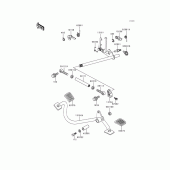 Схема вузла: Перемикач передач для Kawasaki KZ1000 Police