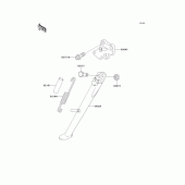 Схема узла: Stand(s) для Kawasaki ZX600 ZZ-R600
