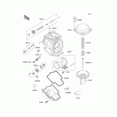 Схема узла: Комплектующие карбюратора для Kawasaki ZX900 Ninja ZX-9R