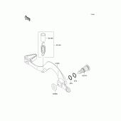 Схема вузла: Лапка гальма для Kawasaki KX450 KX450F