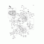 Схема вузла: Картер двигуна для Kawasaki BJ250 250TR