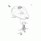 Схема вузла: Fuel pump для Kawasaki ZR750 Z750