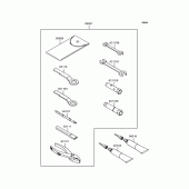 Схема вузла: Інструмент для Kawasaki KLX250 KLX250