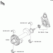 Схема вузла: Balancer для Kawasaki EX650 Ninja 650 ABS