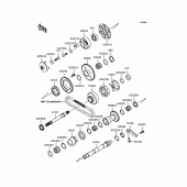 Схема узла: Balancer для Kawasaki ZX1100 GPZ1100