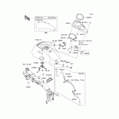 Схема узла: Топливный бак для Kawasaki VN2000 Vulcan 2000 Limited