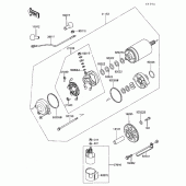 Схема вузла: Starter motor для Kawasaki ZG1000 Concours
