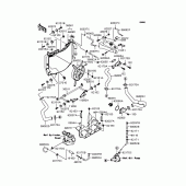 Схема вузла: Радіатор (1/2) для Kawasaki ZX636 Ninja ZX-6R