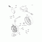 Схема вузла: Генератор для Kawasaki KLX110 KLX110