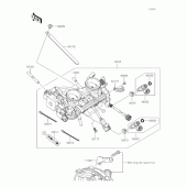 Схема вузла: Throttle для Kawasaki EX400 Ninja 400R