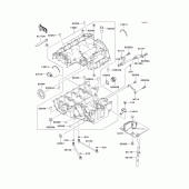 Схема узла: Картер двигателя для Kawasaki ZX600 ZZ-R600