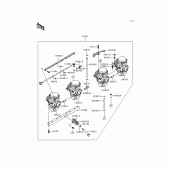 Схема узла: Карбюратор для Kawasaki KZ1000 Police