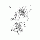 Схема узла: Картер двигателя для Kawasaki KLX140 KLX140L