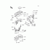 Схема вузла: Вимірювальний прилад Kawasaki KMX125