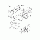 Схема вузла: Engine cover(s) для Kawasaki ZR750 ZR-7