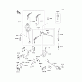 Схема вузла: Ignition switch(1/2)(-004498) для Kawasaki ZR550 Zephyr