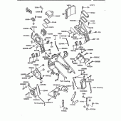Схема узла: Нижний обтекатель для Kawasaki ZG1200 Voyager XII