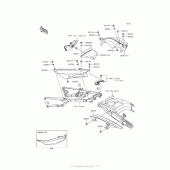 Схема вузла: Side Covers/chain Cover для Kawasaki ZX1400 Ninja ZX-14R