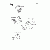 Схема вузла: Decals(ebony)(kmx125-b8) для Kawasaki KMX125